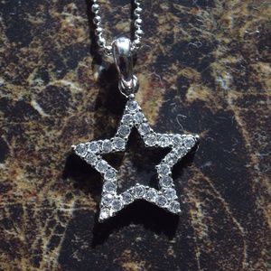 Silver Star Necklace